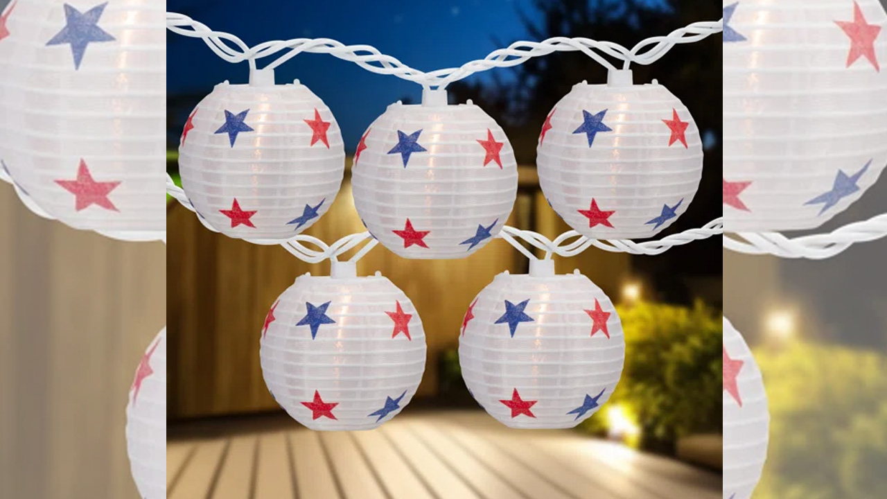 Paper Lantern Patio Lights 