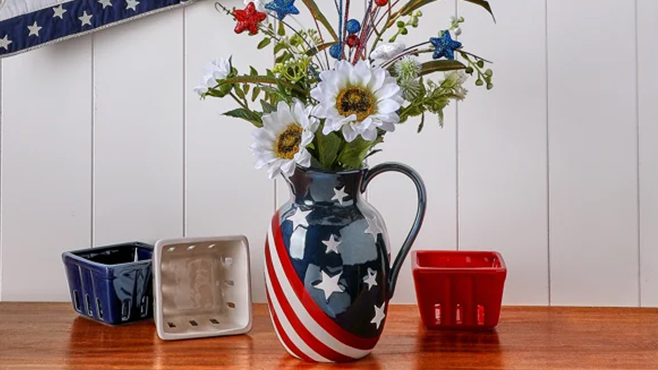 Ceramic American Spirit Pitcher