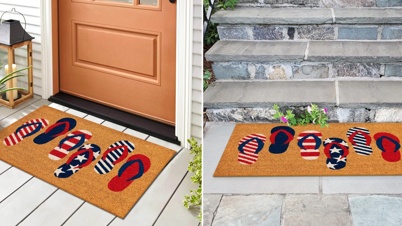 Independence Day Outdoor Doormat