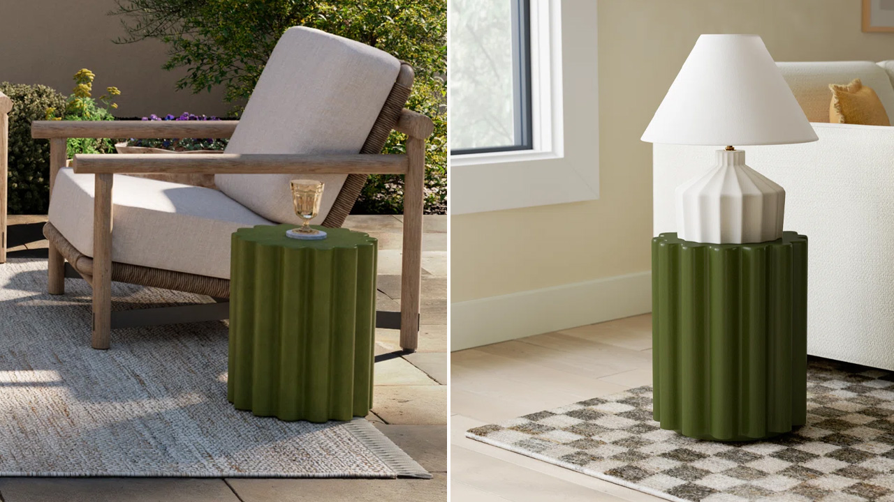 Melati Concrete End Table