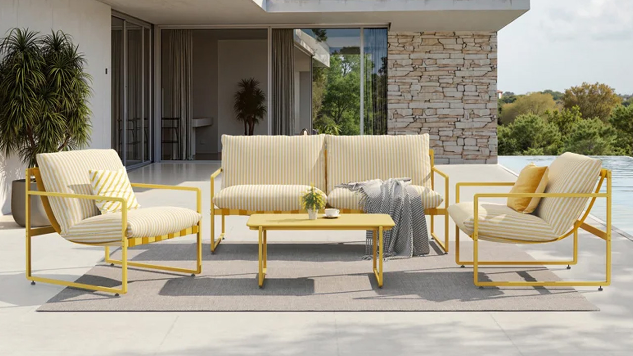  All-Steel Webbing Sofa 