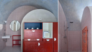Architects Spent 8 Years Restoring Collapsing Townhouse, Now It Looks Like Wes Anderson Movie Set Wes Anderson-Coded Czech Guesthouse restoration project (12)