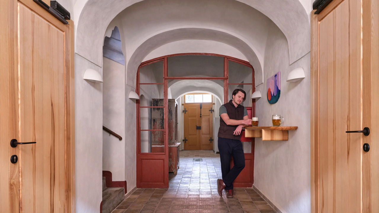 Wes Anderson-Coded Czech Guesthouse restoration project (3)