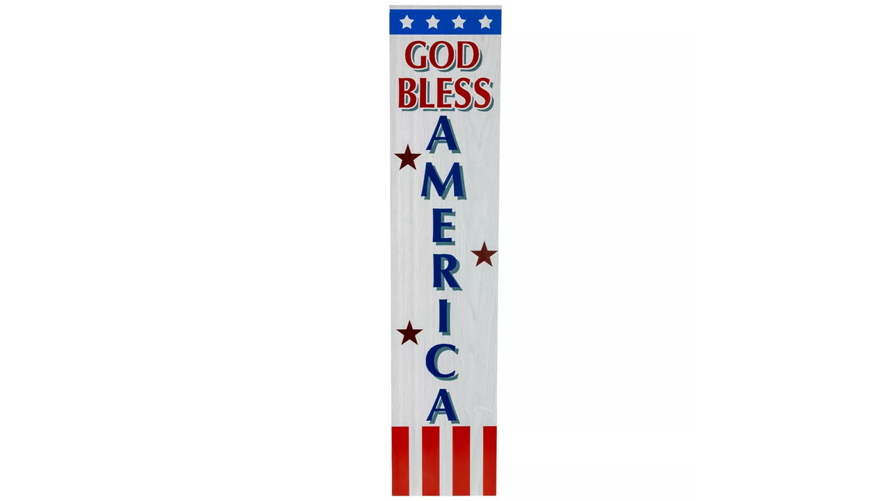 Wooden Porch Board Sign Decoration