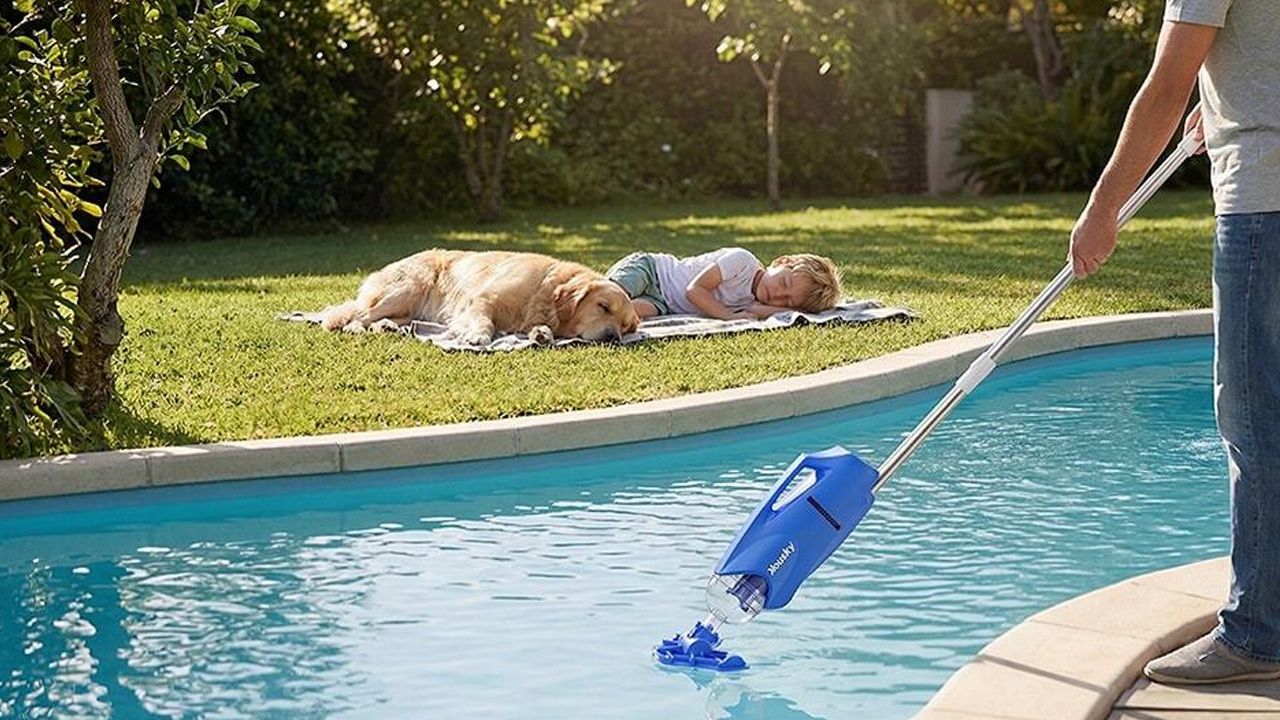 Yousky H11 Handheld Pool Vacuum - operates at low noise
