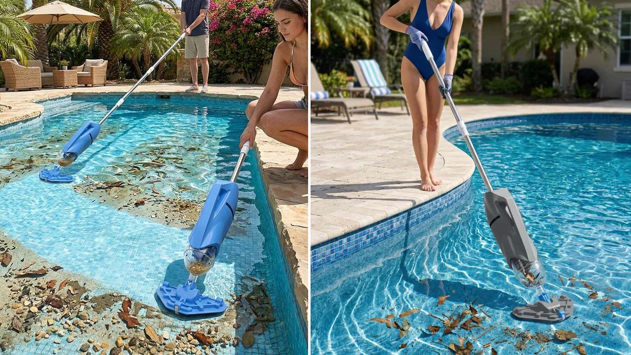 Yousky H11 Handheld Pool Vacuum perfect for quick cleanups