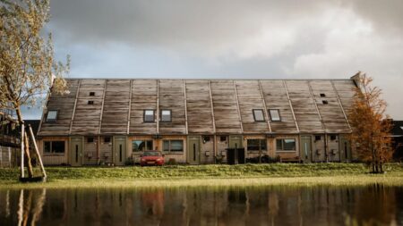 Carbon-Negative Marknesse Neighborhood Reinterprets Dutch Timber Homes as 12 Affordable Rental Units carbon-negative Marknesse neighborhood