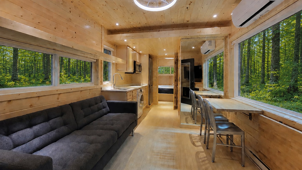 eVista King Tiny House - interior