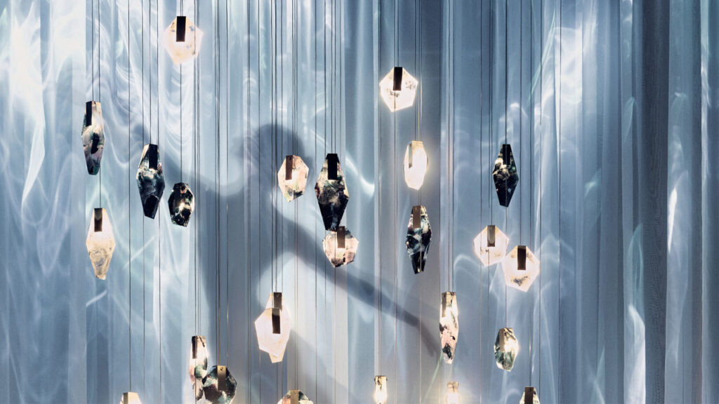 Fragments of light installation