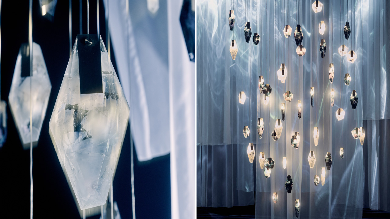 Fragments of light installation
