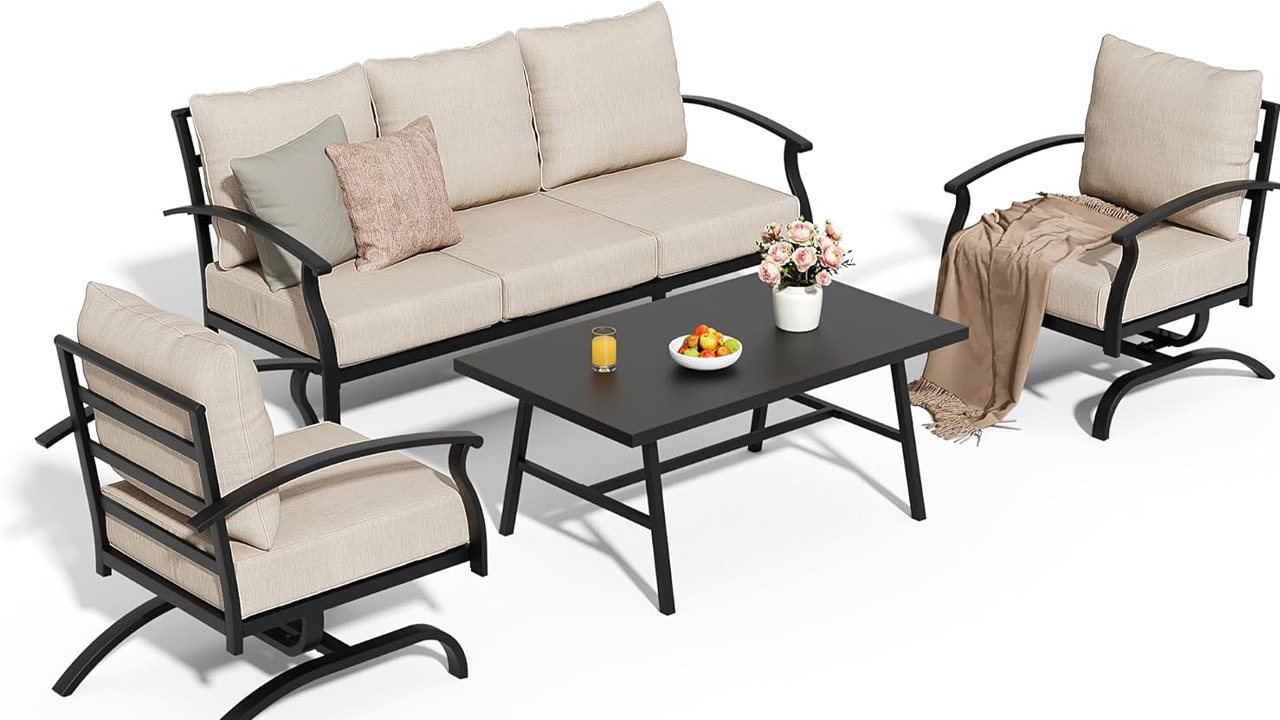 Metal Patio Furniture Set