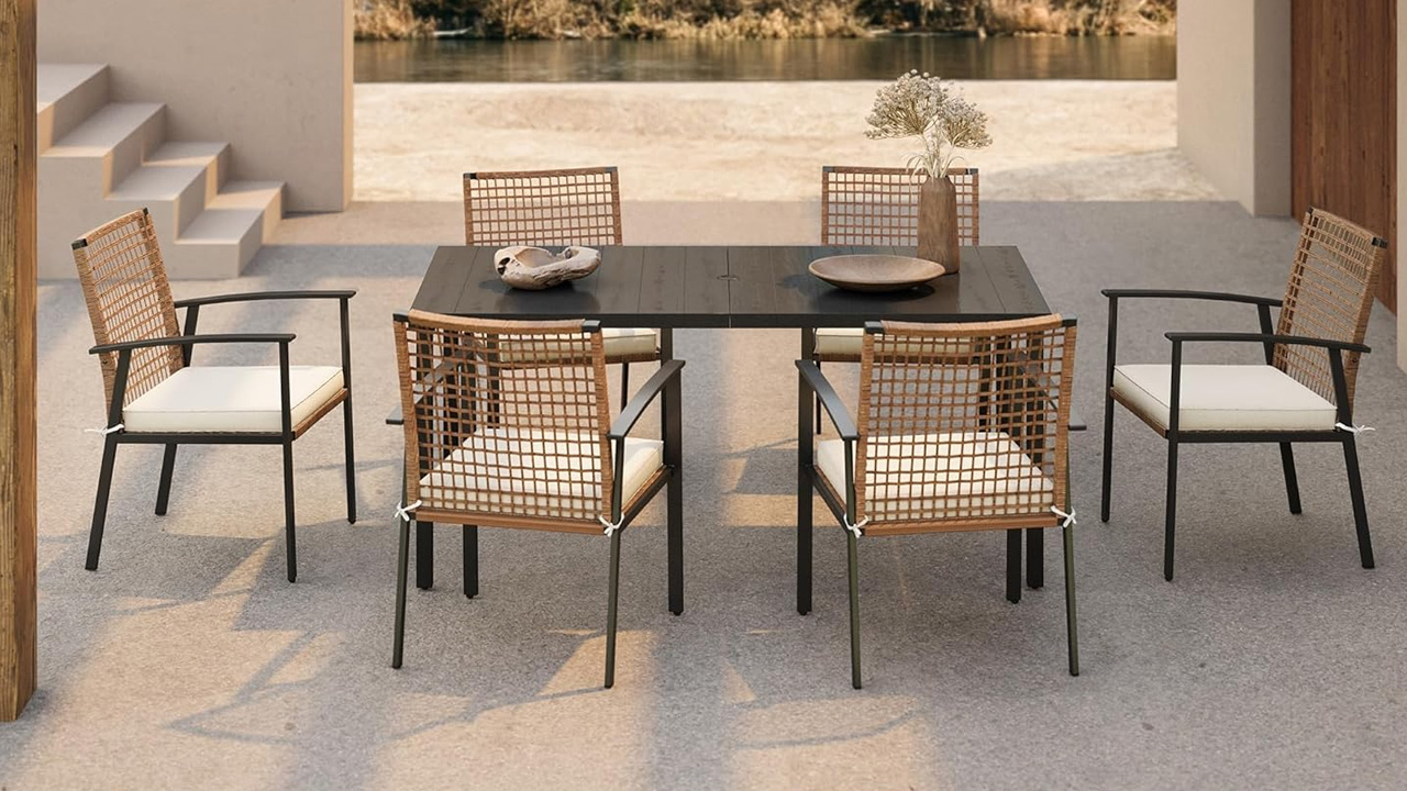 7 Pieces Patio Dining Set