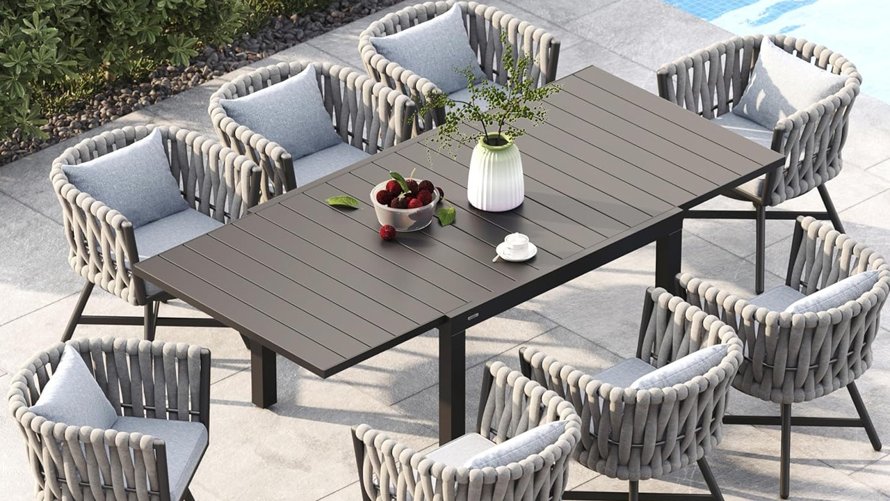 Grand patio 9-Piece Outdoor Dining Set