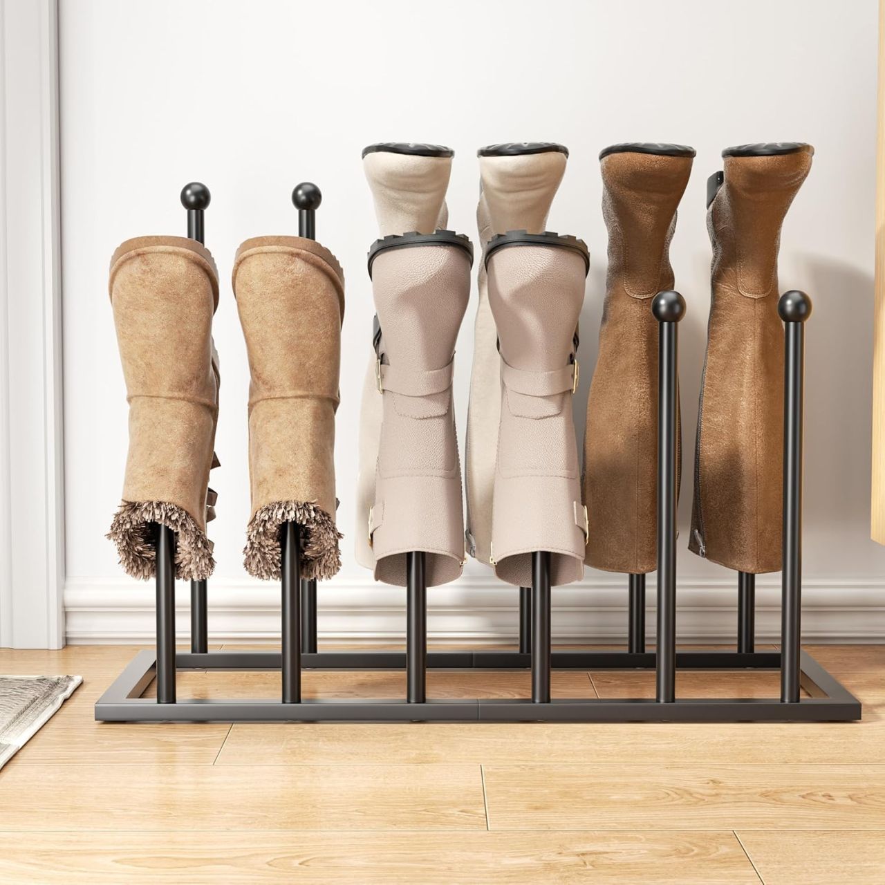 pickpiff Free Standing Boot and Shoe Rack