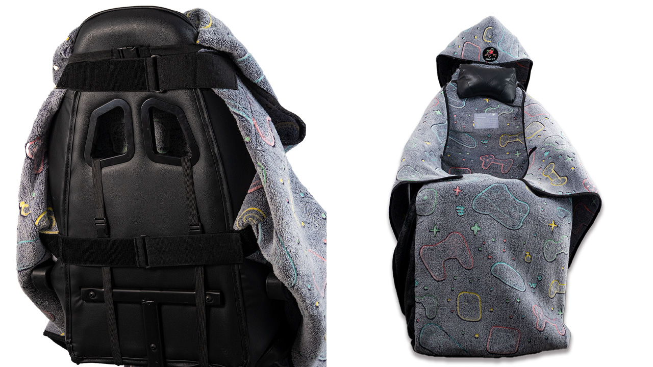 The Level Up Wrap for Gaming front and back