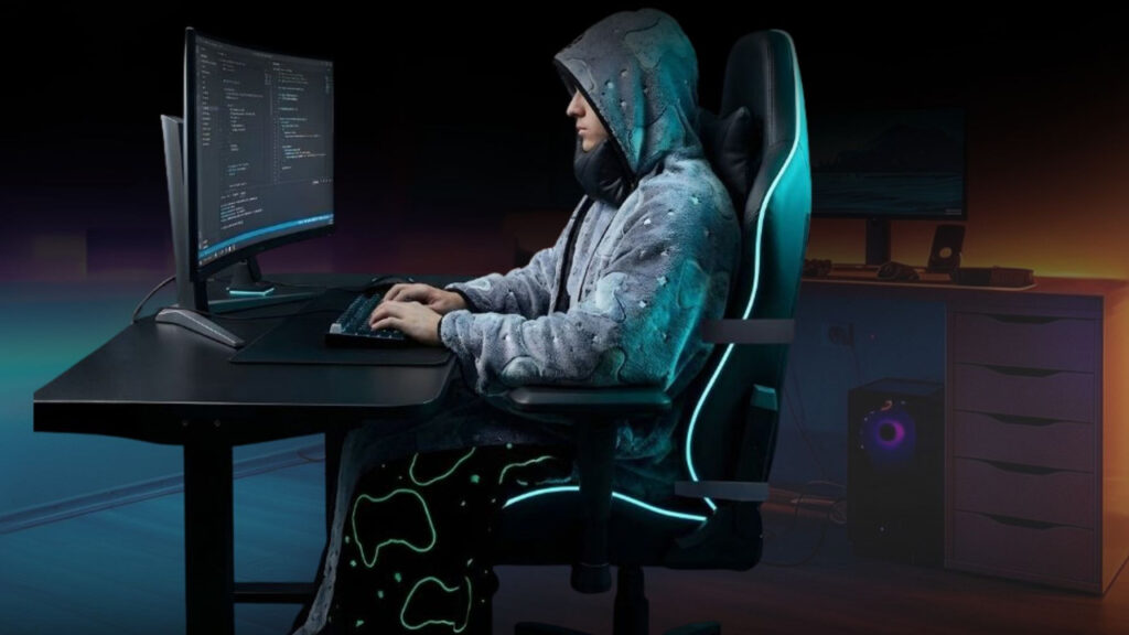 The Level Up Wrap is Cozy Chair Upgrade for Creatives Who Live at Their Desk The Level Up Wrap for Gaming