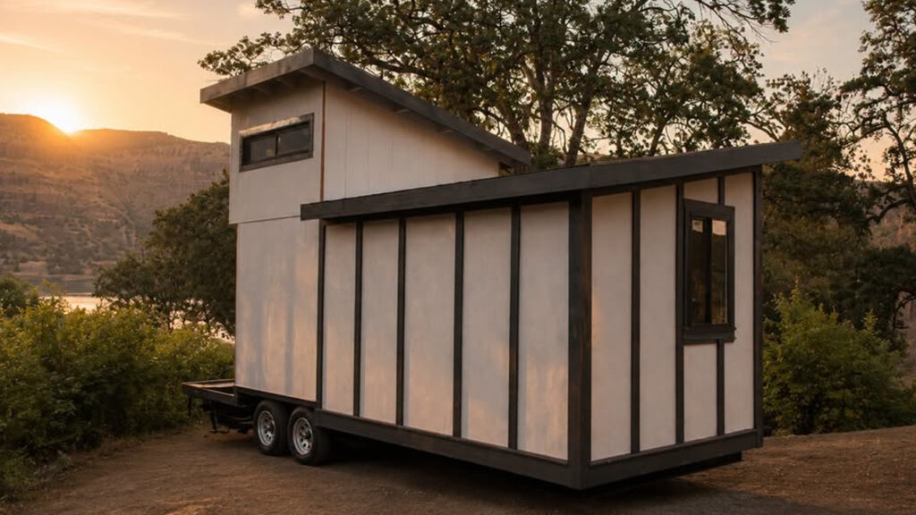 168 sq. ft. Off-Grid Ready Custom Tiny House has Soaking Bathtub and Solar Panels 168 sq. ft. off-grid tiny house for sale in Washington