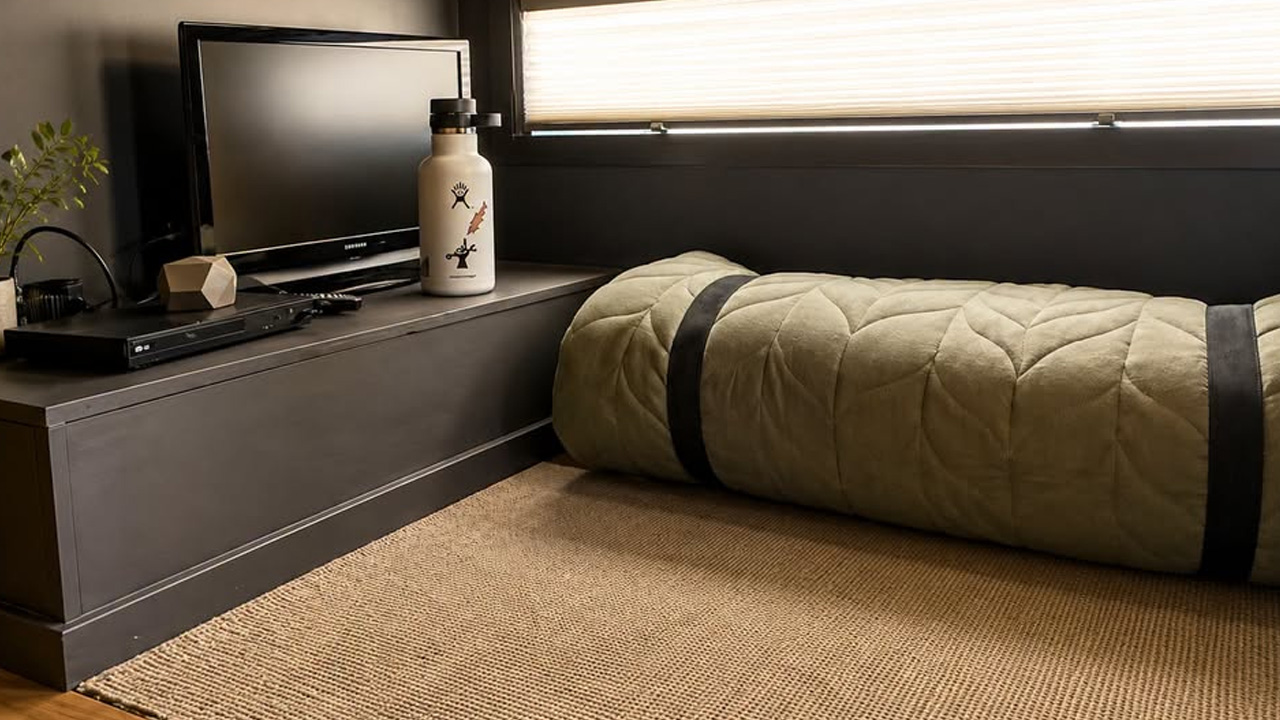 168 sq. ft. off-grid tiny house_loft bedroom