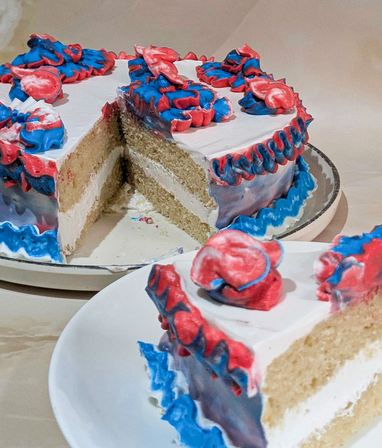 4th of July Moistest Cake