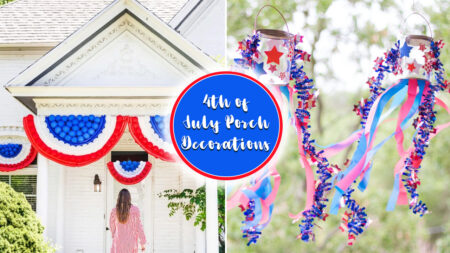 Patriotic 4th of July Porch Decorations for Festive Entry 4th of July porch decorations