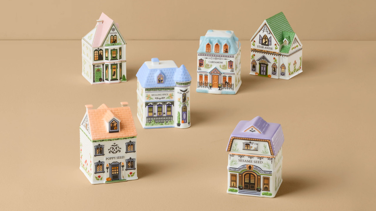 6-Piece Lenox Spice Village Halloween Set