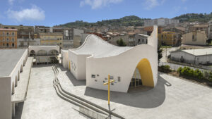A Contemporary Campus of Faith in Sicily Captivates People With Wavy Sculptural Appearance