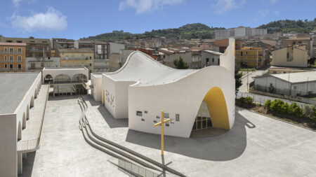 Sicily’s Parish Complex Rewrites Church Architecture With Wavy, Futuristic Silhouette A Contemporary Campus of Faith in Sicily Captivates People With Wavy Sculptural Appearance