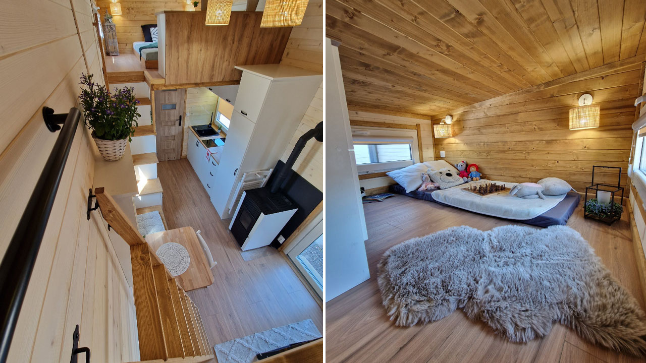 Anna tiny House-secondary loft bedroom