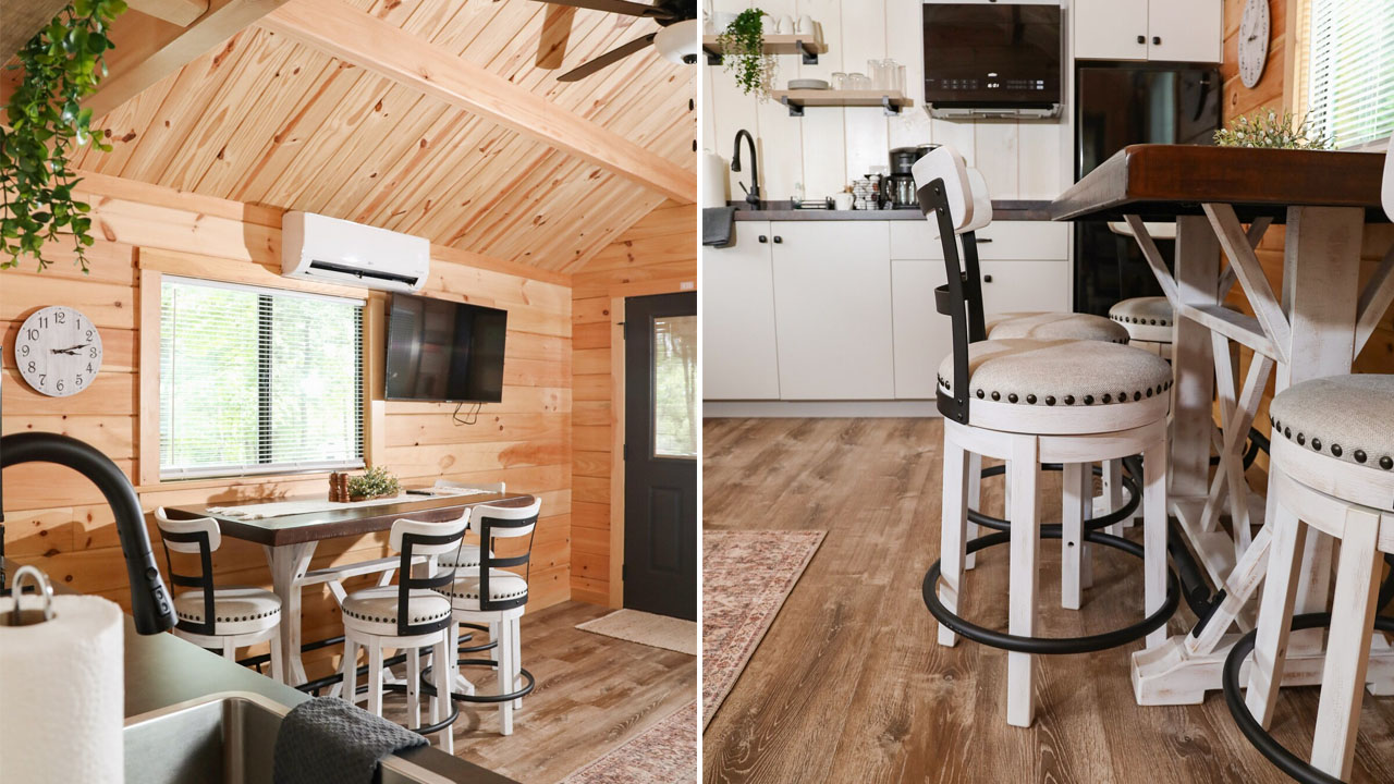 Aspen Tiny House- dining room