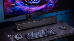 Asus Launches ROG Gjallar Dolby Atmos Soundbar with Wireless Subwoofer Asus ROG Gjallar Doldy Atmos Soundbar with Wireless Subwoofer