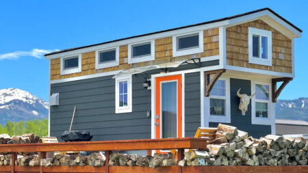 This Tiny House With Wraparound Porch Offers Big View of the Teton Valley Big View Tiny House_exterior