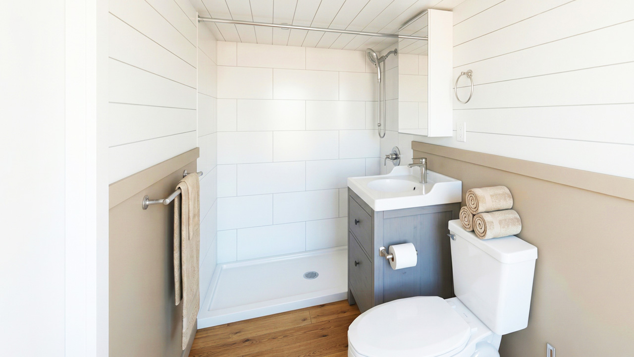 Bristlecone Tiny House bathroom
