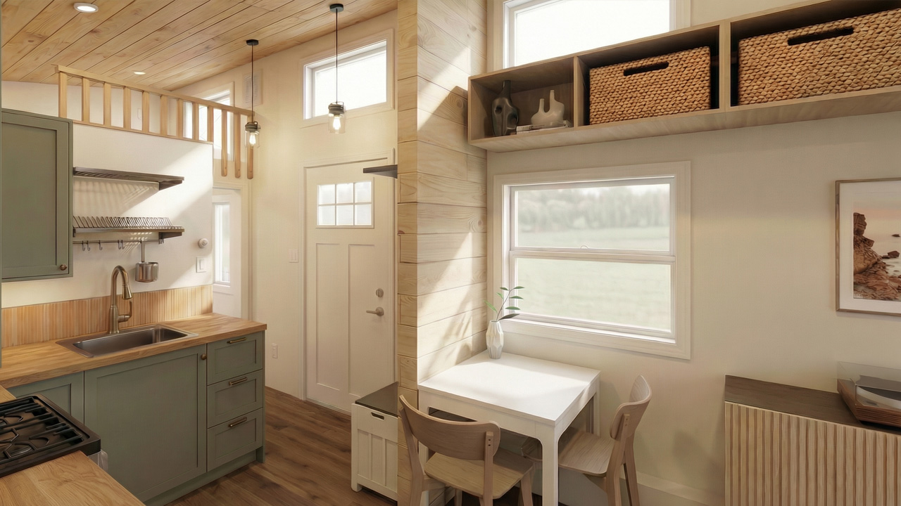 Bristlecone Tiny House dinette