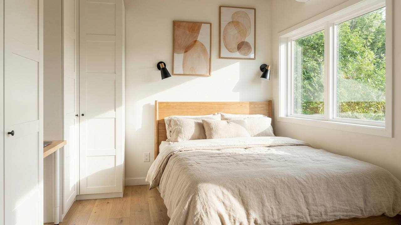 Bristlecone Tiny House ground-floor bedroom