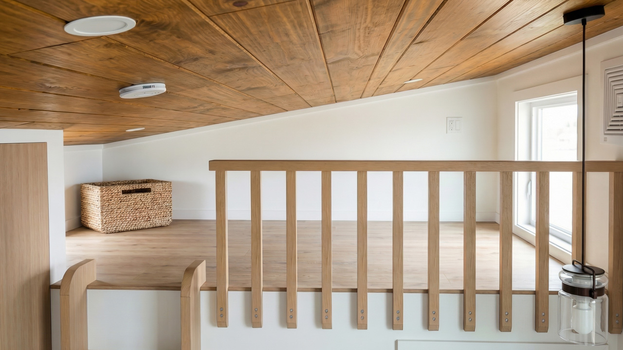 Bristlecone Tiny House loft bedroom