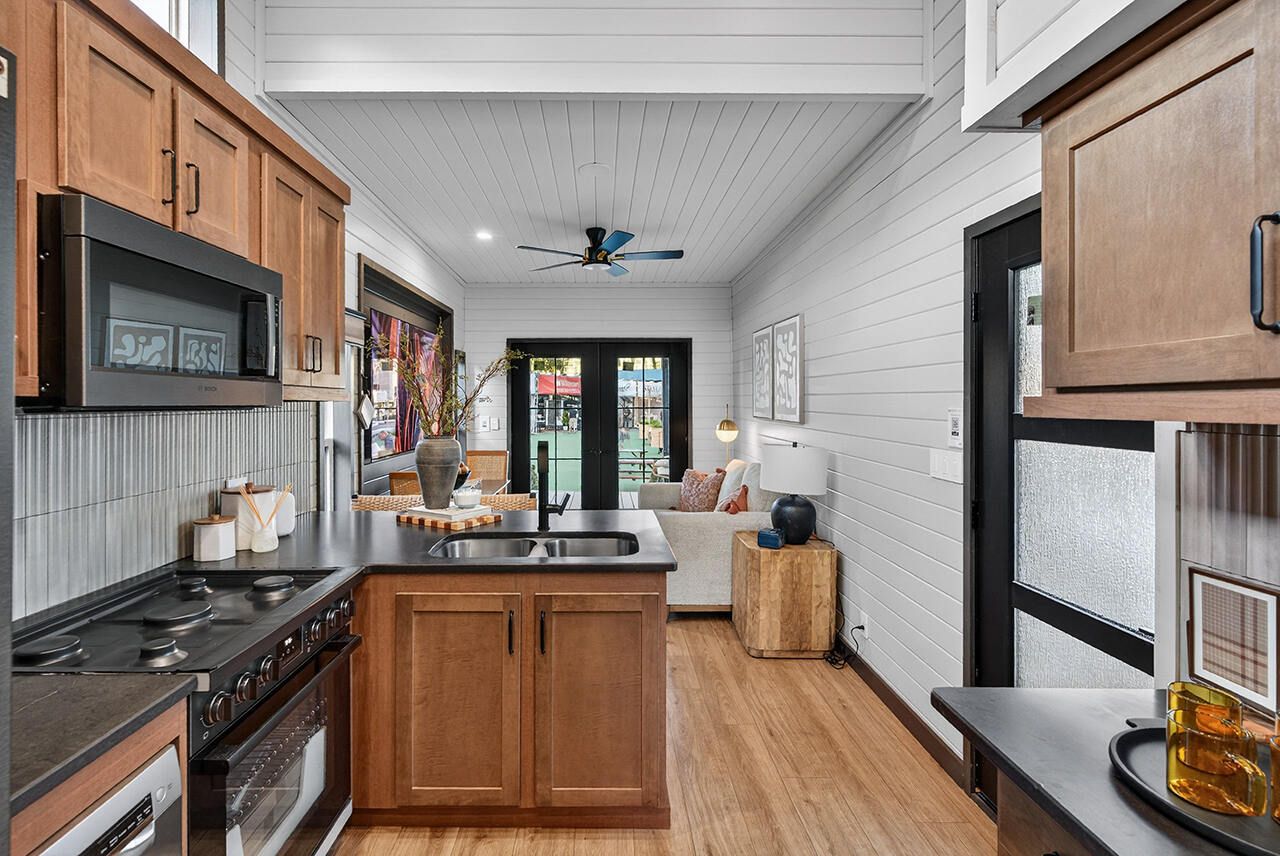 Interior of Bungalow tiny house