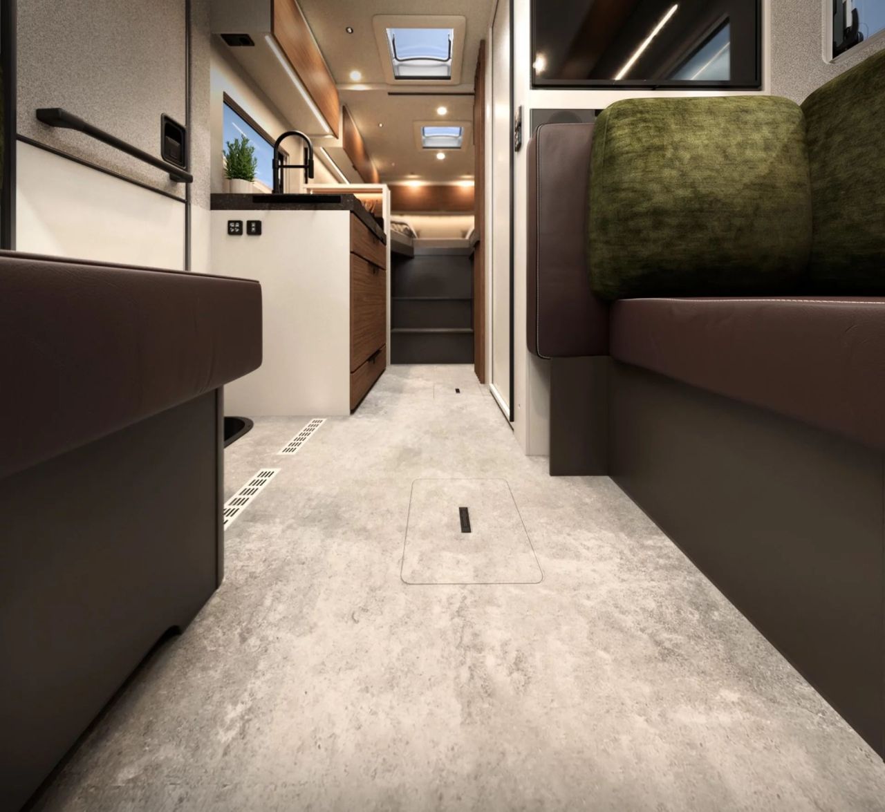 Bürstner SMT Motorhome on Mercedes-Benz chassis- continuous floor