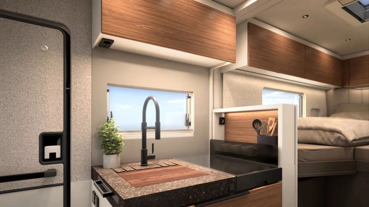 Bürstner SMT Motorhome on Mercedes-Benz chassis - kitchen