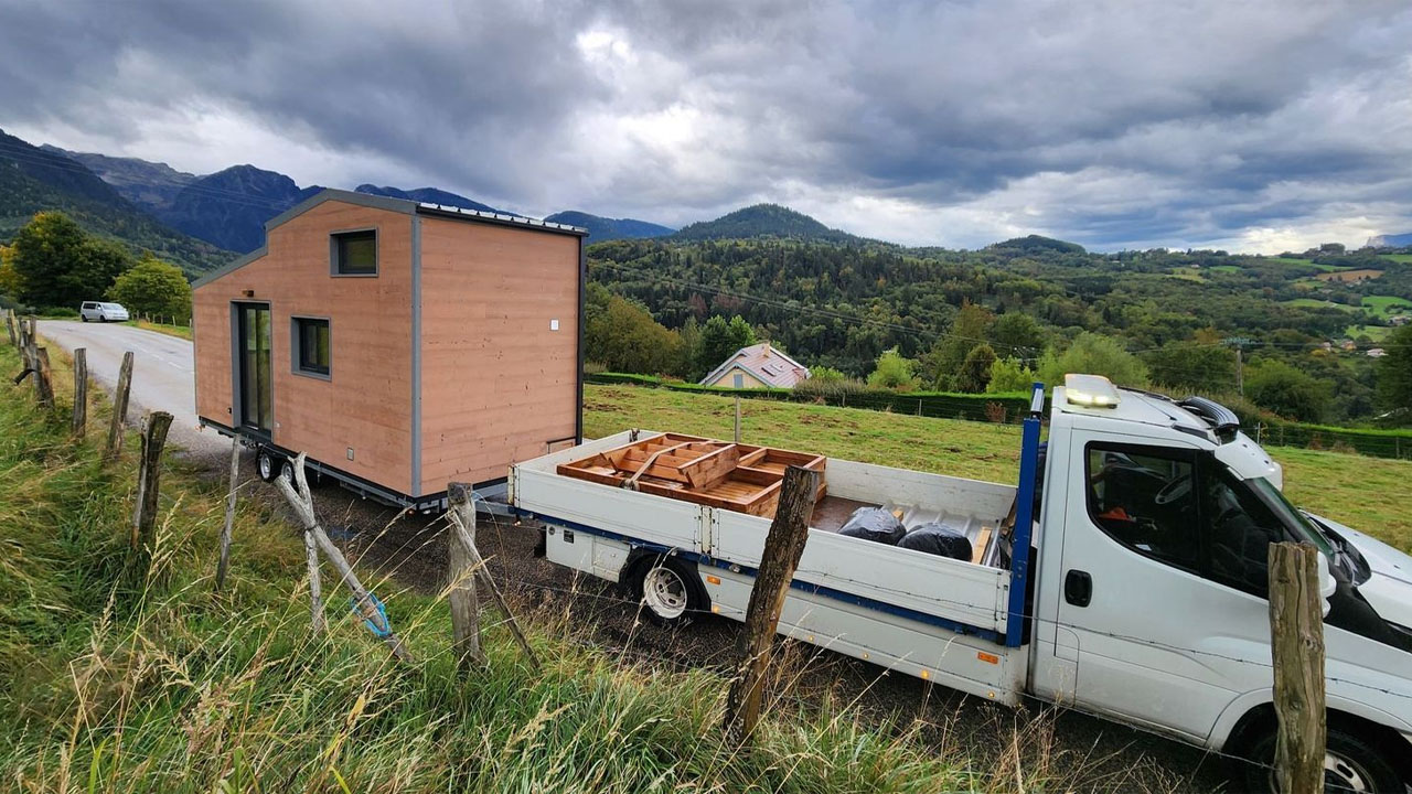 Camille tiny house-detachable terrace