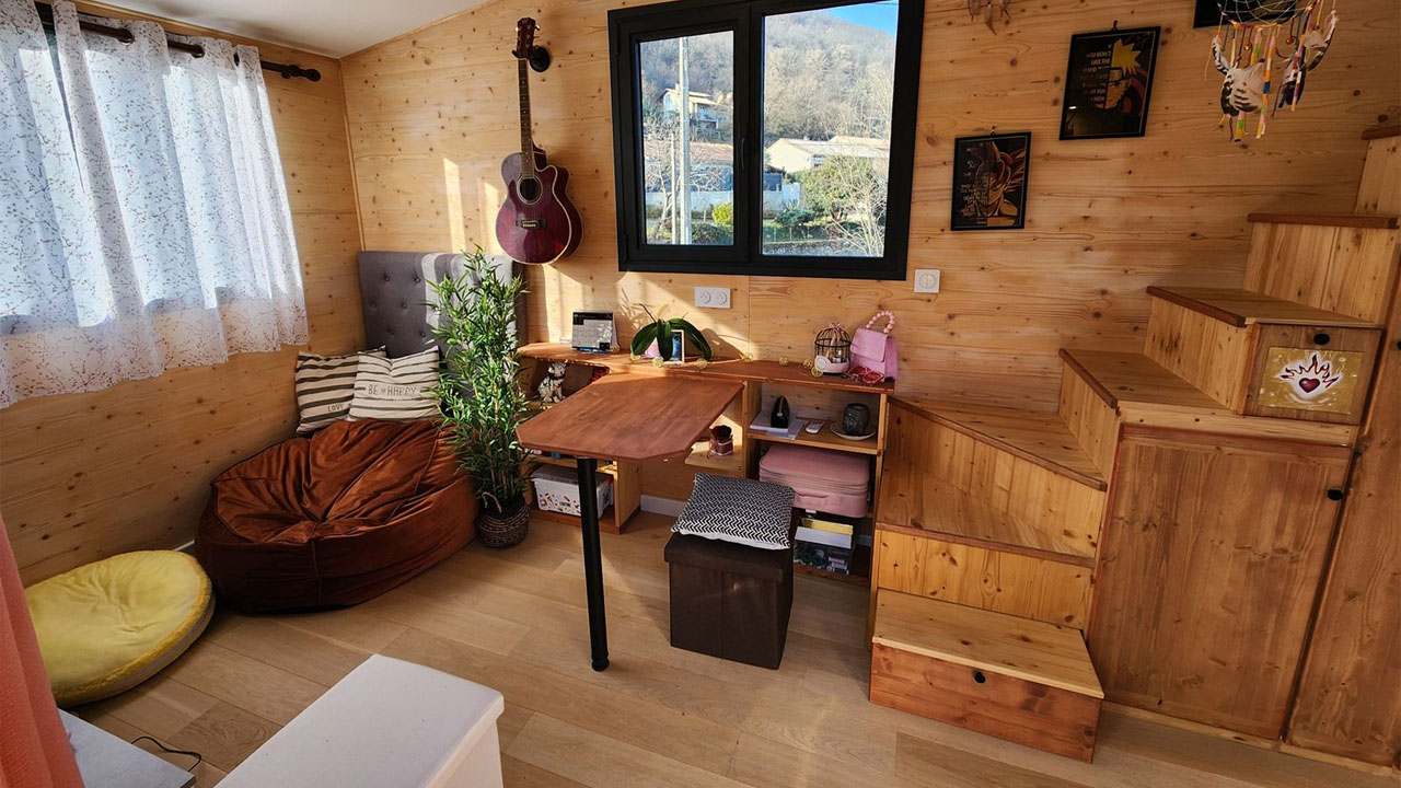 Camille tiny house-work desk