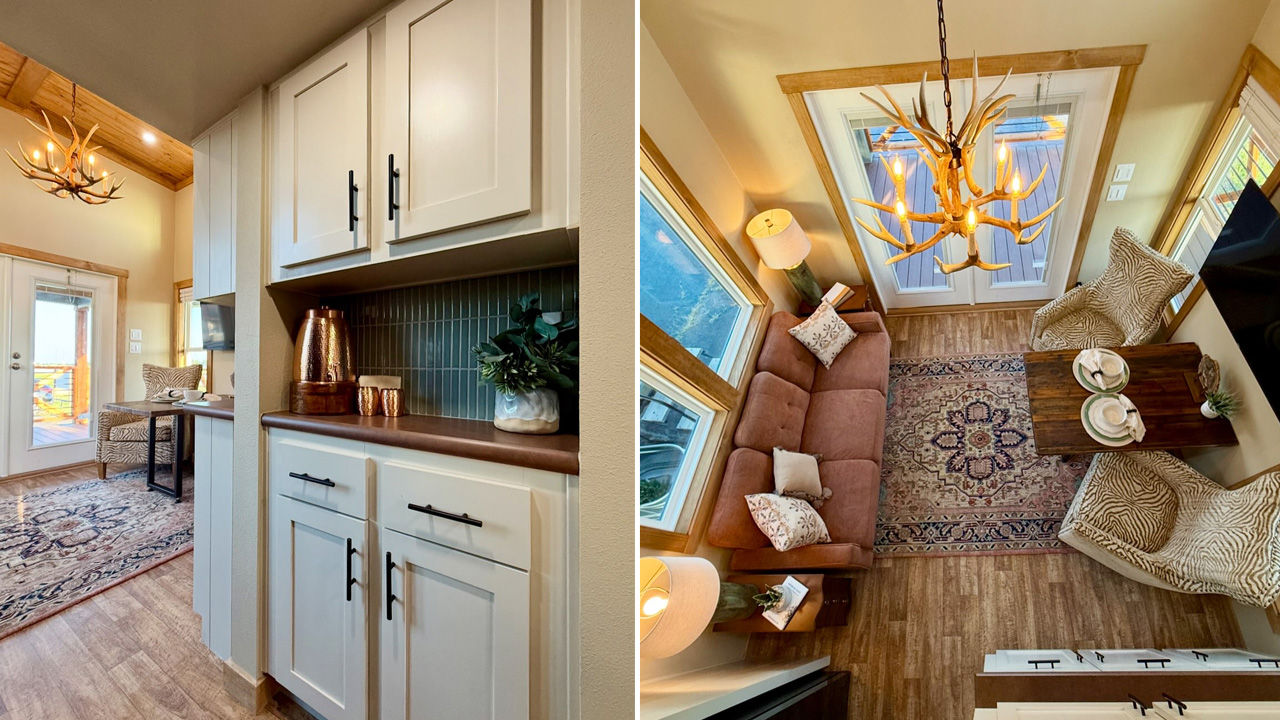 Canyon Ranch Tiny House lounge