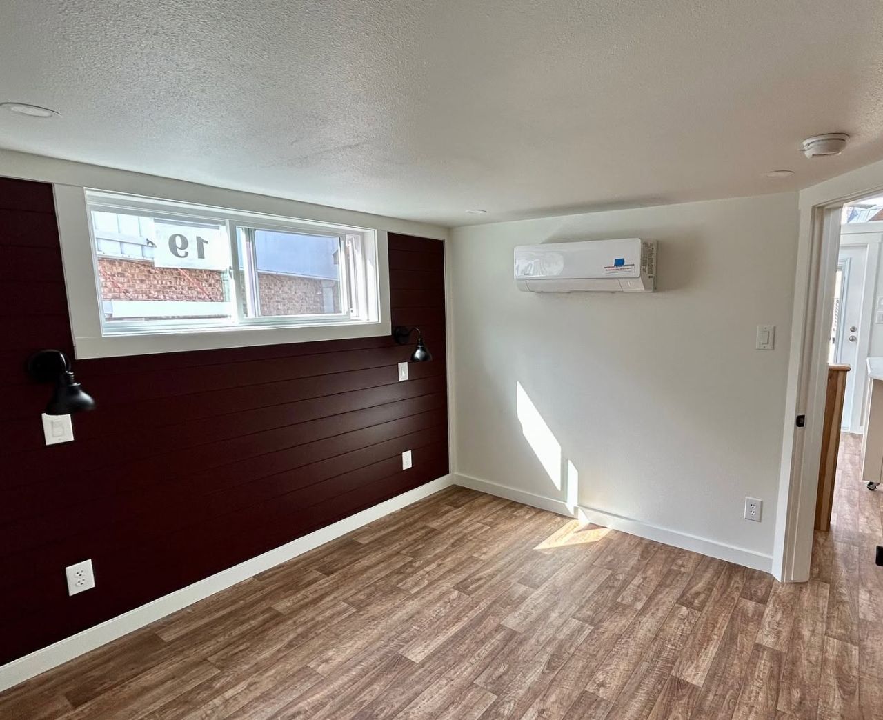 Bedroom of inside Cardinal Tiny House Park Model