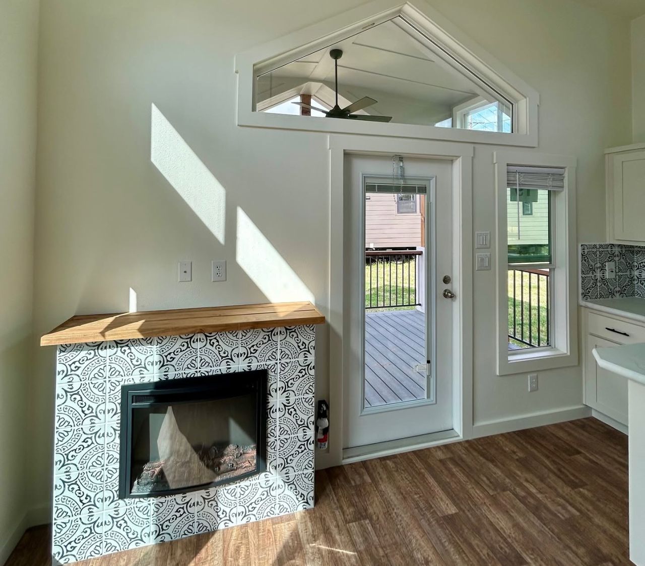 Entrance of Cardinal Tiny House Park Model