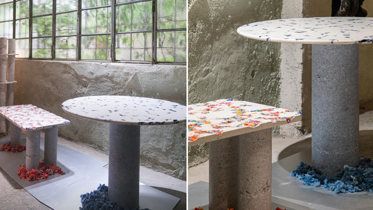Chromaterico Textile Objects -textile turned into furniture