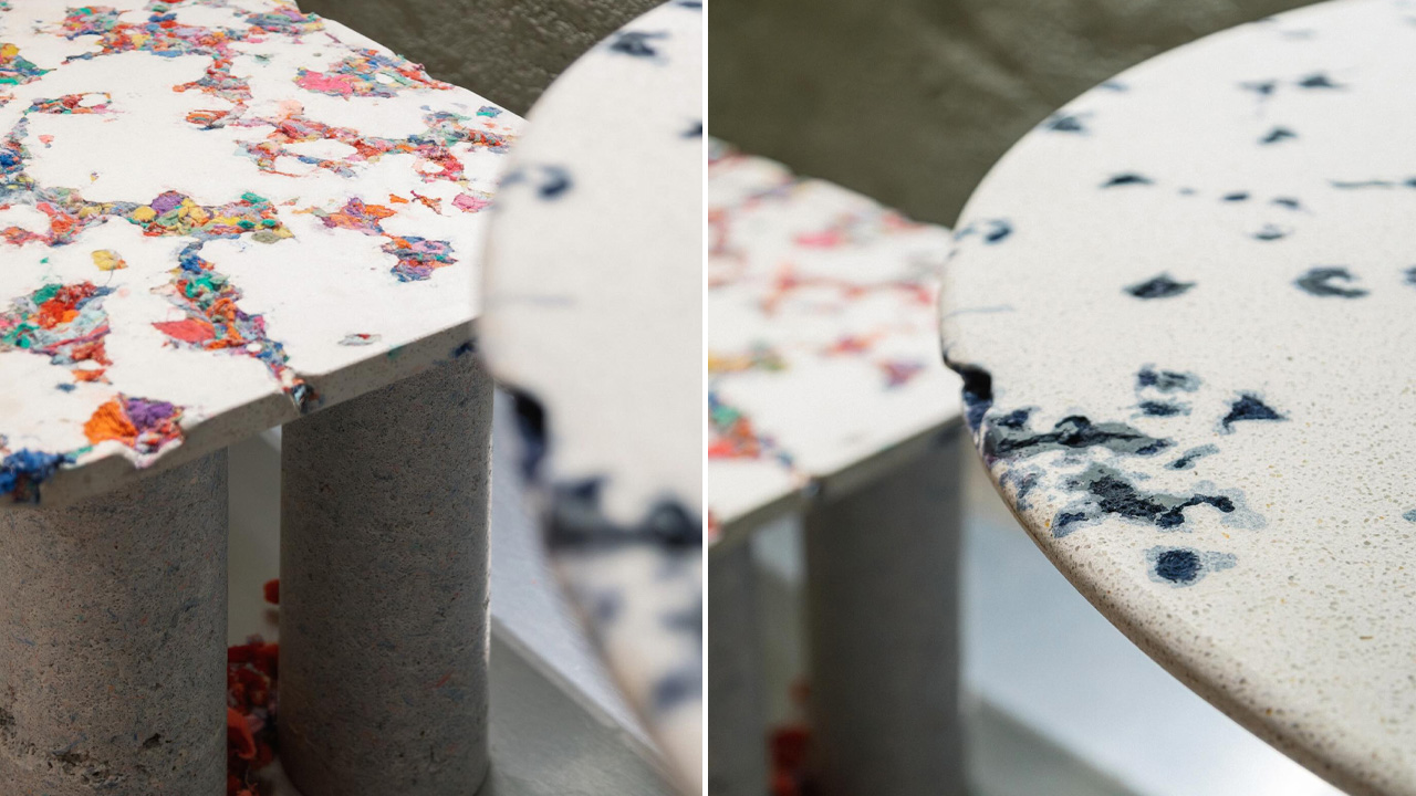 Chromaterico Textile Objects -textile turned into furniture