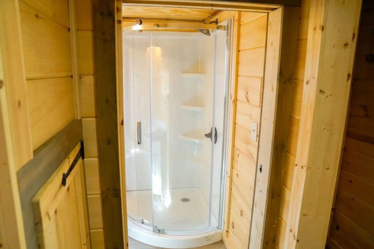 Bathroom of Country Cabin tiny house