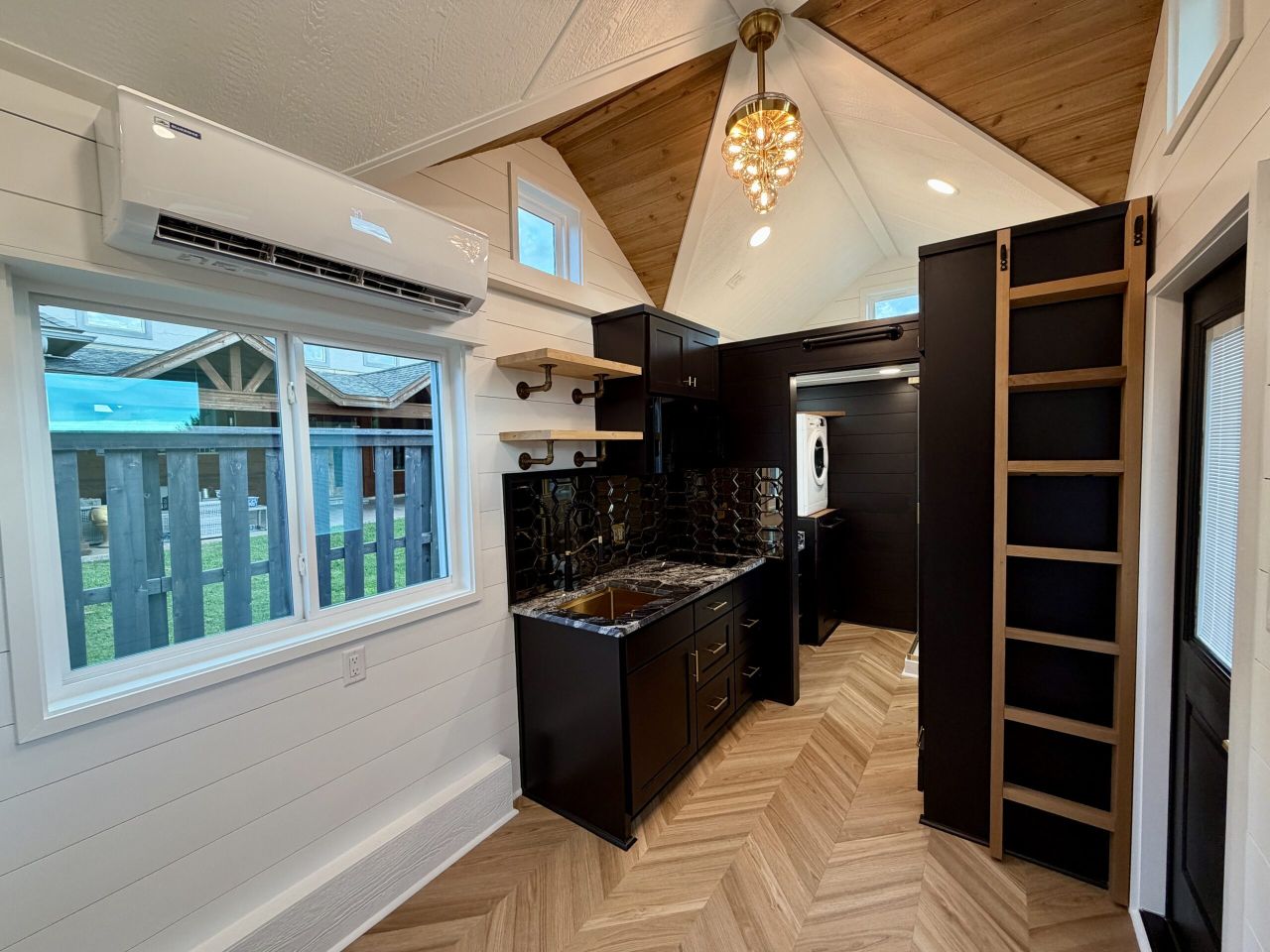 Kitchen of Cristal tiny house on wheels