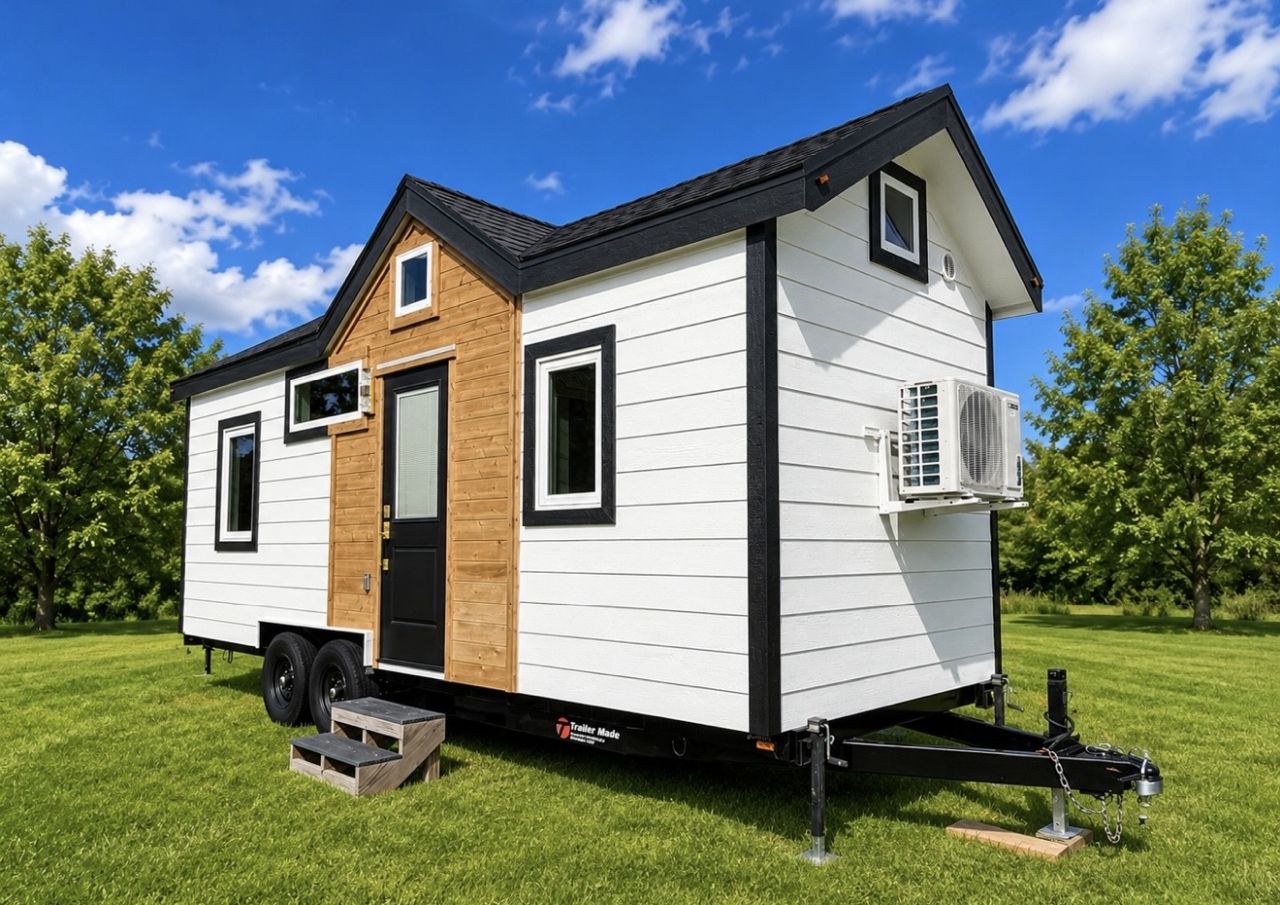 Cristal tiny house on wheels exterior