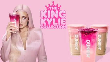 Dunkin’ x Kylie Jenner pink menu