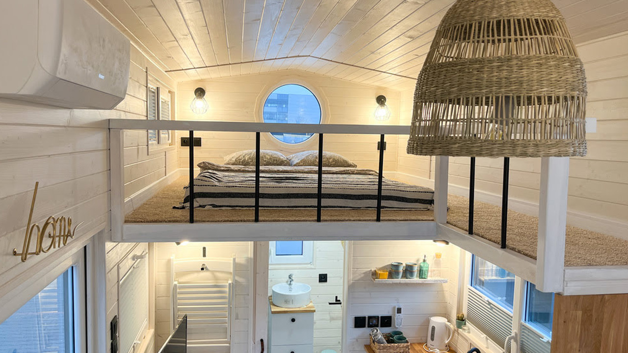 French Kiss Tiny House_Master Loft Bedroom